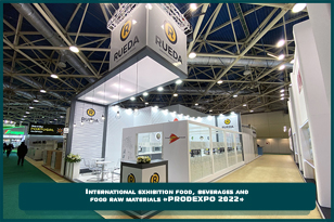 The FRESHEXPO team has developed the design-projects and constructed an exhibition stand for PRODEXPO 2022