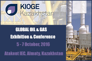 KIOGE 2016 — the key event in Oil & Gas industry — takes place in Almaty