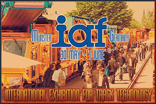 The IAF 2017 Railroad Equipment And Infrastructure Exhibition starts in Münster, Germany 