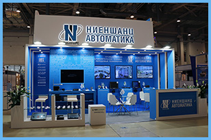 The FRESHEXPO team designed and brought into reality the design-project of the stand for Niyenshants-Avtomatika at INTERPOLITEX exhibition