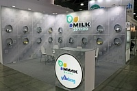 Milk Packaging Factory exhibition stand at Pharmtech & Ingredients 2017
