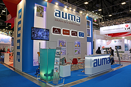 AUMA Exhibition Stand at Saint Petersburg Gas Forum 2018