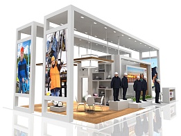 Дизайн - проект выставочного стенда «БТК групп» на «WPC» 2014