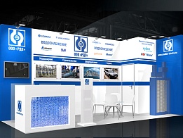Дизайн - проект выставочного стенда «Росдилер Электро» на «ЭКВАТЭК» 2016