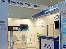 IG Seismic Services Exhibition Stand at Caspian Oil & Gas 2012