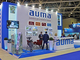 AUMA Exhibition Stand at NEFTEGAS EXPO 2018