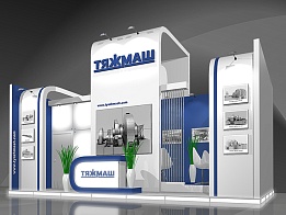 Дизайн - проект выставочного стенда «ТЯЖМАШ» на «Mining World» 2012