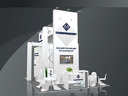 Дизайн - проект выставочного стенда ОАО ВО «Технопромэкспорт» для «Энергетика в промышленности» 2012