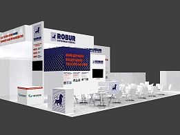 Дизайн - проект выставочного стенда «Salvagnini» и «Robur International» для «МЕТАЛЛООБРАБОТКА» 2016