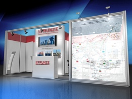 Дизайн - проект выставочного стенда ПАО «Сумское НПО им. М.В. Фрунзе» на «Сургут. Нефть и газ» 2013