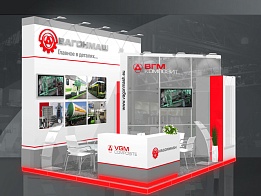 Дизайн - проект выставочного стенда «Вагонмаш» на «TransCaspian» 2014