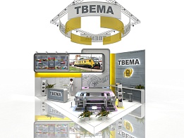 Дизайн - проект выставочного стенда «ТВЕМА» для «Expo 1520» 2015
