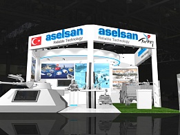 Дизайн - проект выставочного стенда «Aselsan» на «KADEX» 2014