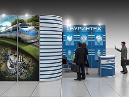 Дизайн - проект выставочного стенда «БУРИНТЕХ» на «Нефть, Газ, Инфраструктура Мангистау» 2011