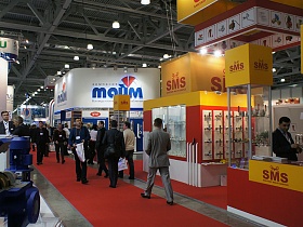 Aqua Therm 2014, International exhibition for heating, ventilation, air-conditioning, water supply, sanitary equipment, environmental technology and pools, took part in Moscow, Russia