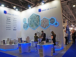 Donau Lab Moscow exhibition stand at Pharmtech & Ingredients 2017