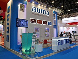 AUMA Exhibition Stand at Saint Petersburg Gas Forum 2018