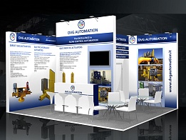 Дизайн - проект выставочного стенда «DVG Automation» для «MIOGE» 2015