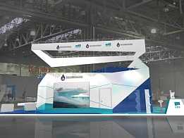 Дизайн - проект выставочного стенда ООО «Арктикморгео» и ООО «Нефтегазмонтажсервис» на «RAO/CIS Offshore» 2011