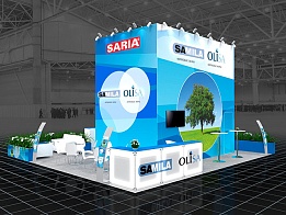 Дизайн - проект выставочного стенда «Сария» на «MVC: Зерно-Комбикорма-Ветеринария» 2017