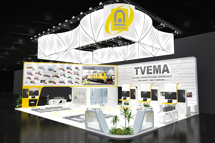 Дизайн - проект выставочного стенда «TVEMA» для «Innotrans» 2018