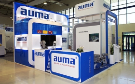 AUMA Exhibition Stand at OGU 2014