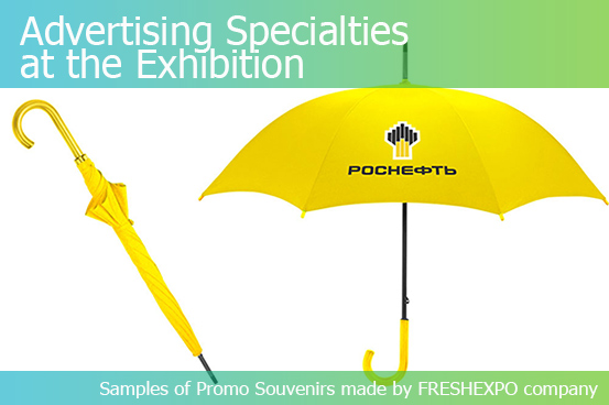 ADVERTISING SPECIALTIES AT THE EXHIBITION — FOR GUESTS, CLIENTS, AND PARTNERS