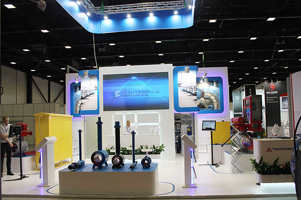 Construction of a showstand for JSC «Tyazhpromarmatura» and TyazhPromComplect Oil&Gas Systems JSC at ROS-GAS-EXPO 2014