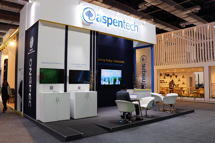 Aspentech Exhibition Stand at EGYPS 2023 