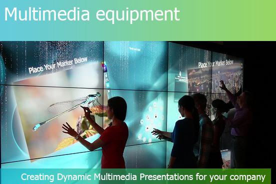 MULTIMEDIA EQUIPMENT for Exhibitions in Russia and Abroad  - FRESHEXPO company