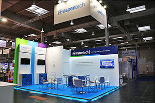 Aspentech Exhibition Stand at Hannover Messe 2018