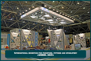 The exhibition stand built up by the FRESHEXPO team at Mebel exhibition was awarded as the Best Exhibition Stand Design.