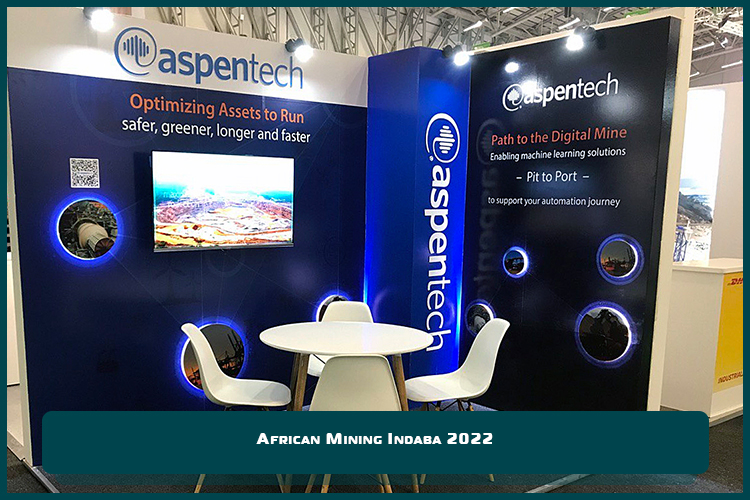 The FRESHEXPO team has made the exhibition stand for Aspentech in RSA
