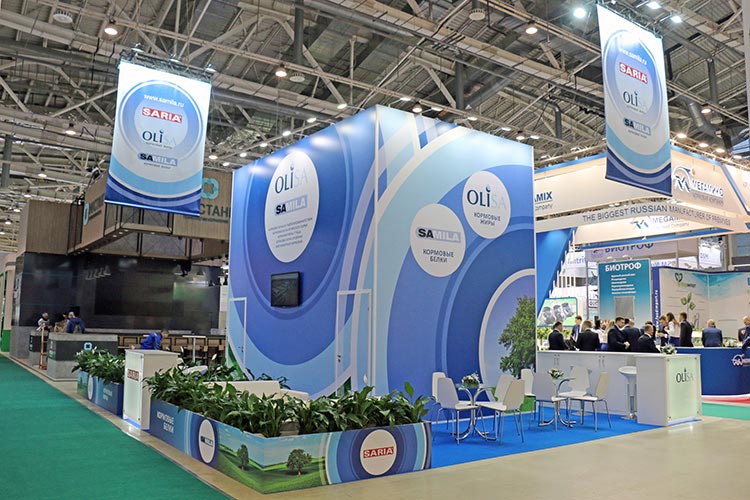 Saria exhibition stand at MVC: Cereals-Mixed Feed-Veterinary 2019