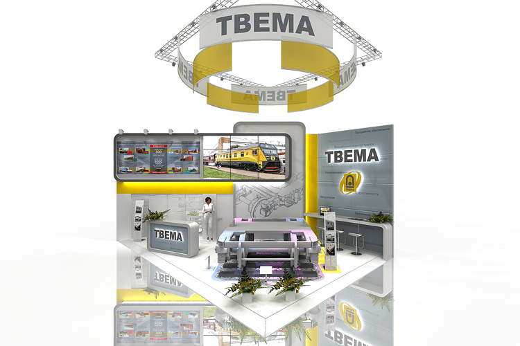 Дизайн - проект выставочного стенда «ТВЕМА» для «Expo 1520» 2015