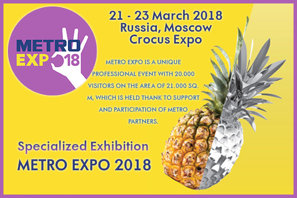 METRO EXPO 2018 held in Crocus Expo