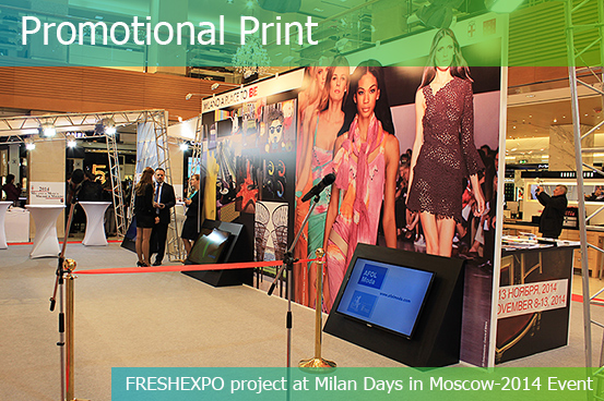PROMOTIONAL PRINT for Exhibitions - FRESHEXPO company