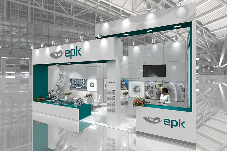Дизайн - проект выставочного стенда «EПК» для «Expo 1520» 2015