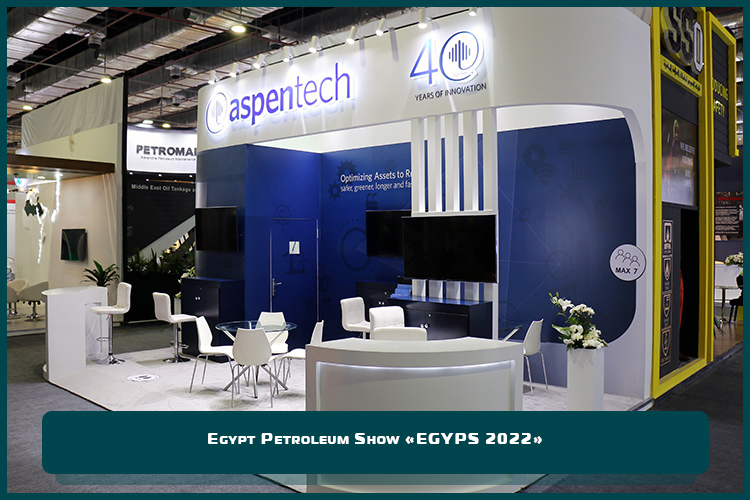 One-of-a-kind exhibition stand for Aspentech in Egypt