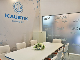 На выставках «Tube» и «Wire» в Германии специалисты компании «ФРЕШЭКСПО» выполнили застройку выставочного стенда для ООО Kaustik Europe b.v. 