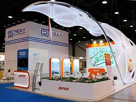 На Петербургском газовом форуме сотрудники «ФРЕШЭКСПО» создали дизайн-проект и построили два выставочных стенда для международных компаний «Jereh», «АУМА»