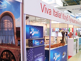 На выставке «MITT 2015» специалисты компании «ФРЕШЭКСПО» застроили выставочный стенд «VIVA ITALIA!»