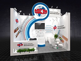 Дизайн - проект выставочного стенда «Москабельмет» для «POWER KAZAKHSTAN» 2017