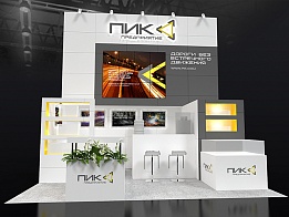Дизайн-проект выставочного стенда «ПИК» для «Казавтодор-Kaztraffic» 2018
