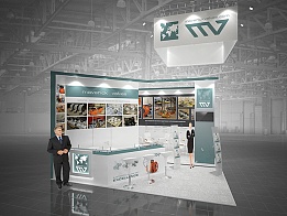 Дизайн - проект выставочного стенда «Maverick Valves BV» для «KIOGE» 2017