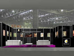 Дизайн - проект выставочного стенда «Русская ночь» на «X Show» 2011