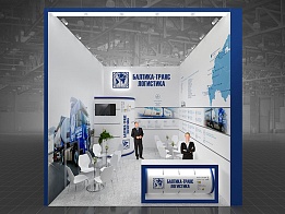 Дизайн - проект выставочного стенда «Балтика-Транс» для «Химия» 2017